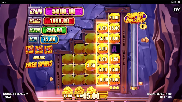 Just For The Win Slot Nugget Frenzy