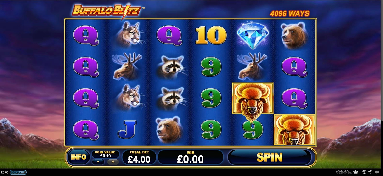 Playtech's Buffalo Blitz slot online
