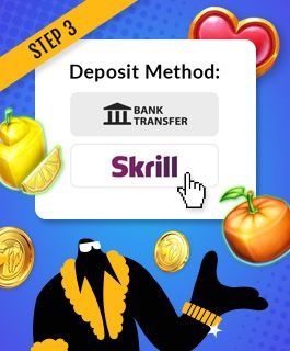 Choose the Skrill casino payment option